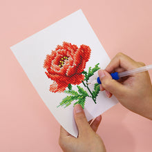 Cargar imagen en el visor de la galería, Mini Diamond Painting 15x20cm (4 piezas) Sin Marco - Cuarteto Floral