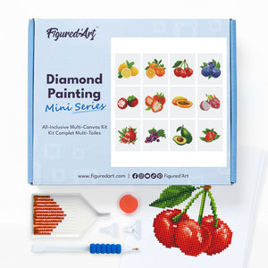 Mini Serie Diamond Painting - Frutas