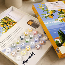Cargar imagen en el visor de la galería, Kit Regalo Pintura por números - Limón de Verano