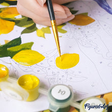 Cargar imagen en el visor de la galería, Kit Regalo Pintura por números - Limón de Verano