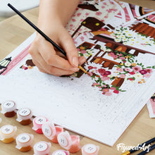 Cargar imagen en el visor de la galería, Kit Regalo Pintura por números - Flores del Arte