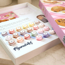 Cargar imagen en el visor de la galería, Kit Regalo Pintura por números - Dulce Desayuno