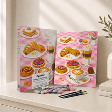 Cargar imagen en el visor de la galería, Kit Regalo Pintura por números - Dulce Desayuno