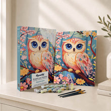 Cargar imagen en el visor de la galería, Kit Regalo Pintura por números - Dulce Búho