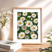 Cargar imagen en el visor de la galería, Kit Regalo Pintura por números - Margaritas Blancas