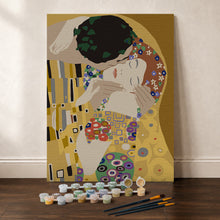 Cargar imagen en el visor de la galería, Kit Regalo Pintura por números - El beso
Gustav Klimt