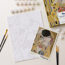Cargar imagen en el visor de la galería, Kit Regalo Pintura por números - El beso
Gustav Klimt