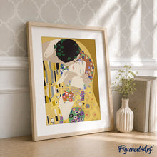 Cargar imagen en el visor de la galería, Kit Regalo Pintura por números - El beso
Gustav Klimt