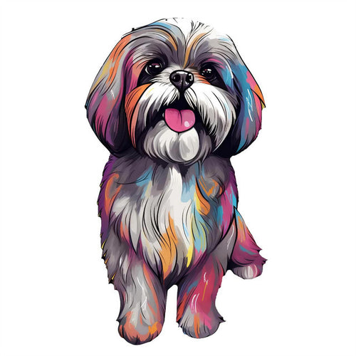 Puzzle de madera - Perro Shih Tzu