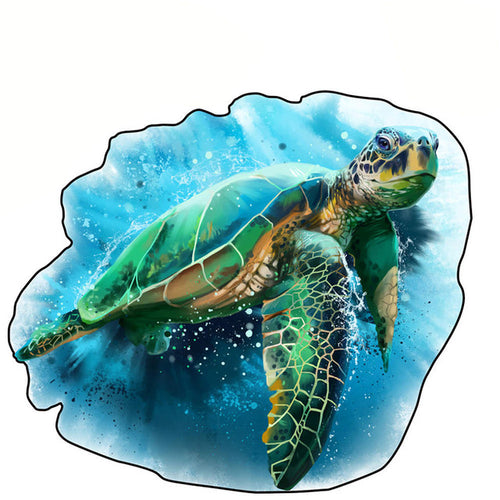 Puzzle de madera - Tortuga Oceánica