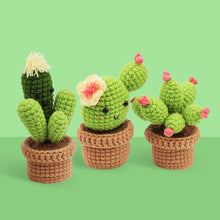 Cargar imagen en el visor de la galería, Kit Amigurumi - Trío de Cactus Figured'Art