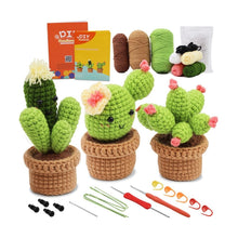 Cargar imagen en el visor de la galería, Kit Amigurumi - Trío de Cactus
