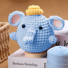 Cargar imagen en el visor de la galería, Kit Amigurumi - Bola de Elefante con Sombrero Figured'Art