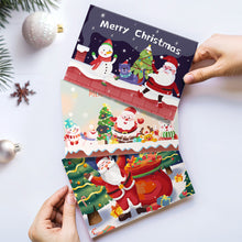 Cargar imagen en el visor de la galería, Pintar por números Lote de 6 Tarjetas de Navidad DIY - Serie 5