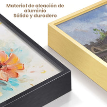 Cargar imagen en el visor de la galería, Bastidor de aluminio para montar en casa - 40×50 cm - Negro Figured'Art