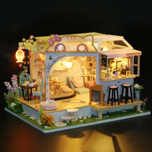 Cargar imagen en el visor de la galería, Casa Miniatura Jardín del Café del Gato