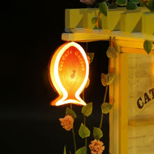 Cargar imagen en el visor de la galería, Casa Miniatura Jardín del Café del Gato