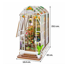Cargar imagen en el visor de la galería, Book nook - Invernadero y Flores
