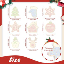 Cargar imagen en el visor de la galería, Decoraciones de Navidad Pintura por Números - Kit Estrella, Casa, Reno y Árbol