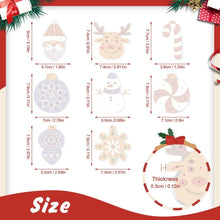 Cargar imagen en el visor de la galería, Decoraciones de Navidad Pintura por Números - Kit Copos de Nieve y Bolas