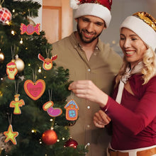 Cargar imagen en el visor de la galería, Decoraciones de Navidad Pintura por Números - Kit Corazón Alegre, Casa y Reno