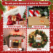 Cargar imagen en el visor de la galería, Decoraciones de Navidad Pintura por Números - Kit Muñeco de Nieve y Alegría de Pan de Jengibre