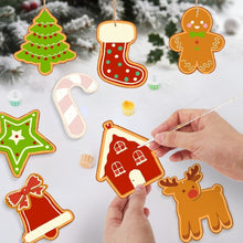 Cargar imagen en el visor de la galería, Decoraciones de Navidad Pintura por Números - Kit Dulces de Menta