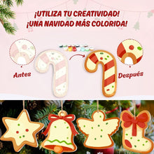 Cargar imagen en el visor de la galería, Decoraciones de Navidad Pintura por Números - Kit Alas de Ángel y Estrellas