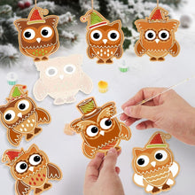 Cargar imagen en el visor de la galería, Decoraciones de Navidad Pintura por Números - Kit Amigos del Bosque Navideño