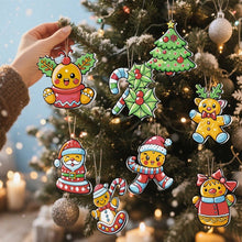 Cargar imagen en el visor de la galería, Decoraciones de Navidad Pintura por Números - Kit Corona de Bayas de Acebo