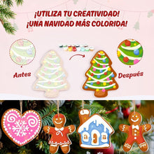 Cargar imagen en el visor de la galería, Decoraciones de Navidad Pintura por Números - Kit Casa y Hogar Alegre