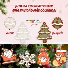 Cargar imagen en el visor de la galería, Decoraciones de Navidad Pintura por Números - Kit Iconos Alegres 2