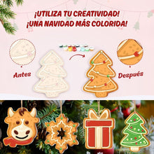 Cargar imagen en el visor de la galería, Decoraciones de Navidad Pintura por Números - Kit Iconos Alegres 3