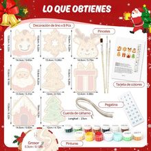 Cargar imagen en el visor de la galería, Decoraciones de Navidad Pintura por Números - Kit Iconos Alegres 3
