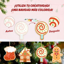 Cargar imagen en el visor de la galería, Decoraciones de Navidad Pintura por Números - Kit Pequeños Iconos Navideños 1