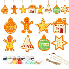 Cargar imagen en el visor de la galería, Decoraciones de Navidad Pintura por Números - Kit Pequeños Iconos Navideños 3