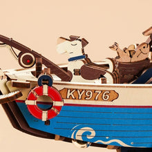 Cargar imagen en el visor de la galería, Puzzle 3D Pescador del Océano