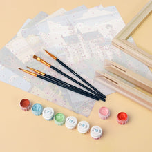 Cargar imagen en el visor de la galería, Mini Pintar por números 15x20cm (6 piezas) - Hola Alemania