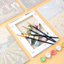 Cargar imagen en el visor de la galería, Mini Pintar por números 15x20cm (6 piezas) - Hola Alemania