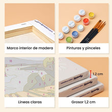 Cargar imagen en el visor de la galería, Mini Pintar por números 15x20cm (6 piezas) - Hola Alemania