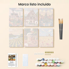 Cargar imagen en el visor de la galería, Mini Pintar por números 15x20cm (6 piezas) - Hola Alemania