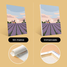 Cargar imagen en el visor de la galería, Mini Pintar por números 15x20cm (6 piezas) - Francia Romántica