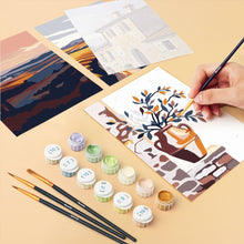 Cargar imagen en el visor de la galería, Mini Pintar por números 15x20cm (6 piezas) - Toscana Clásica