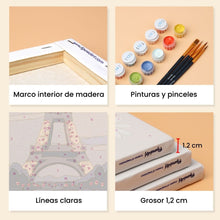 Cargar imagen en el visor de la galería, Mini Pintar por números 15x20cm (6 piezas) - Bebidas Botánicas