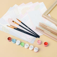 Cargar imagen en el visor de la galería, Mini Pintar por números 15x20cm (6 piezas) - Cócteles Pop Art