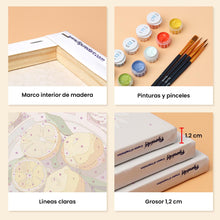 Cargar imagen en el visor de la galería, Mini Pintar por números 15x20cm (6 piezas) - Delicias de Verano