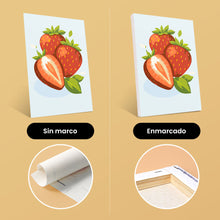 Cargar imagen en el visor de la galería, Mini Pintar por números 15x20cm (6 piezas) - Frutas del Jardín