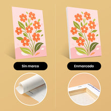 Cargar imagen en el visor de la galería, Mini Pintar por números 15x20cm (6 piezas) - Flores Primaverales