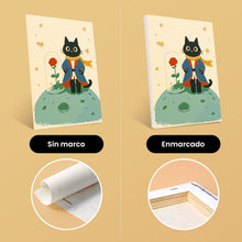 Cargar imagen en el visor de la galería, Mini Pintar por números 15x20cm (6 piezas) - El Gatito