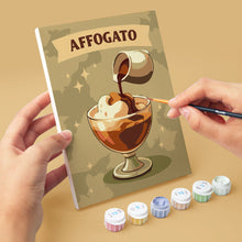 Cargar imagen en el visor de la galería, Mini Pintar por números 15x20cm (6 piezas) - Café de Especialidad